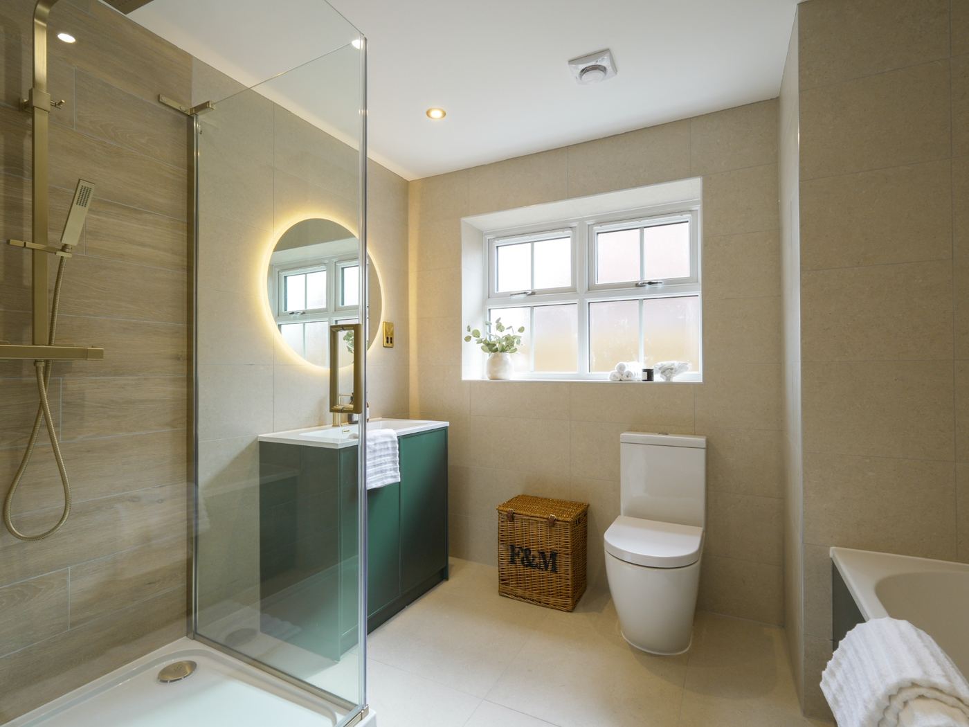 Bathroom at the Dalton Fields show home